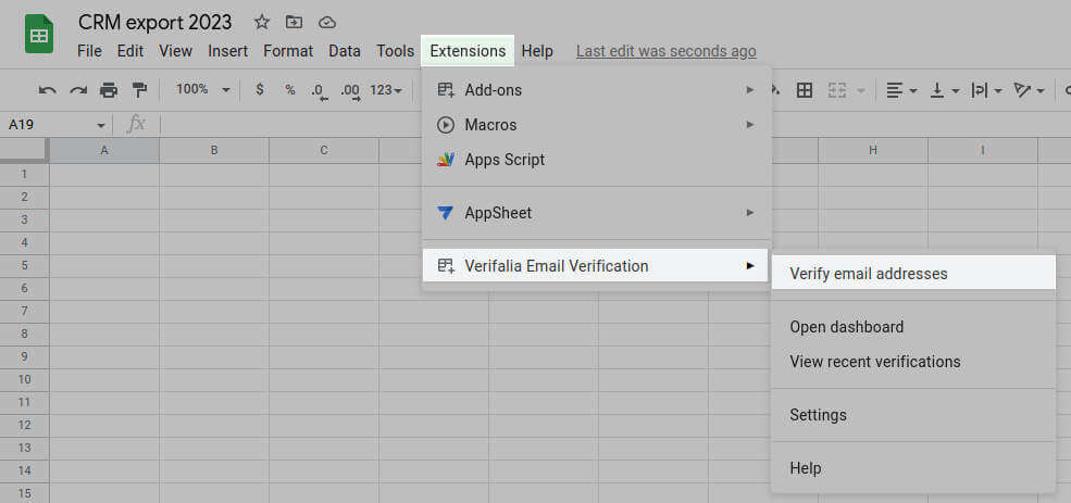Presenting The Verifalia Add On For Google Sheets